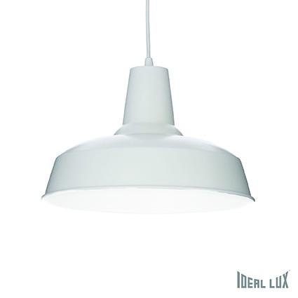 ILUX 102047 Závěsné svítidlo Ideal Lux Moby SP1 bianco 102047 bílé - IDEALLUX