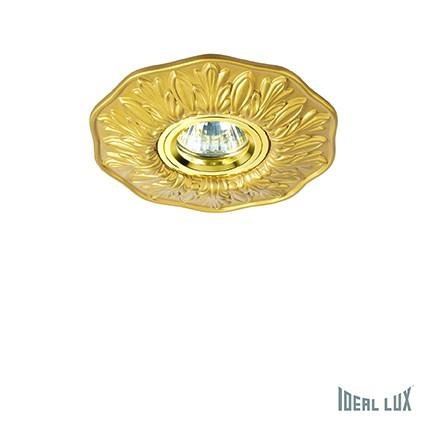 ILUX 115610 Zápustné svítidlo Ideal Lux Polka FI1 ottone 115610 mosazné - IDEALLUX