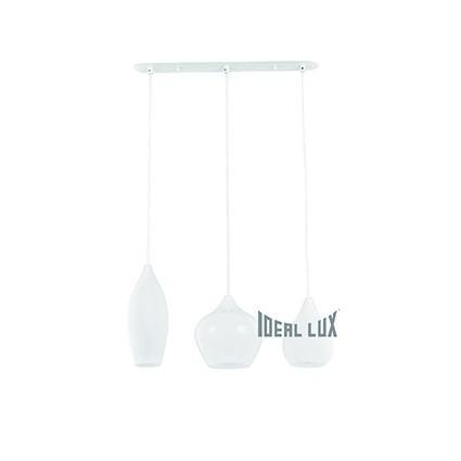 ILUX 111858 Závěsné svítidlo Ideal Lux Soft SB3 bianco 111858 bílé - IDEALLUX
