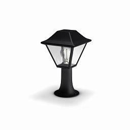 Obrázek pro produkt Venkovní sloupkové svítidlo Philips Alpenglow 16496/30/PN černé malé - PHILIPS (915005382201)