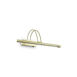Obrázek pro produkt  LED Nástěnné svítidlo Ideal Lux Bow AP66 ottone satinato 121178 mosazné 46cm   - IDEALLUX