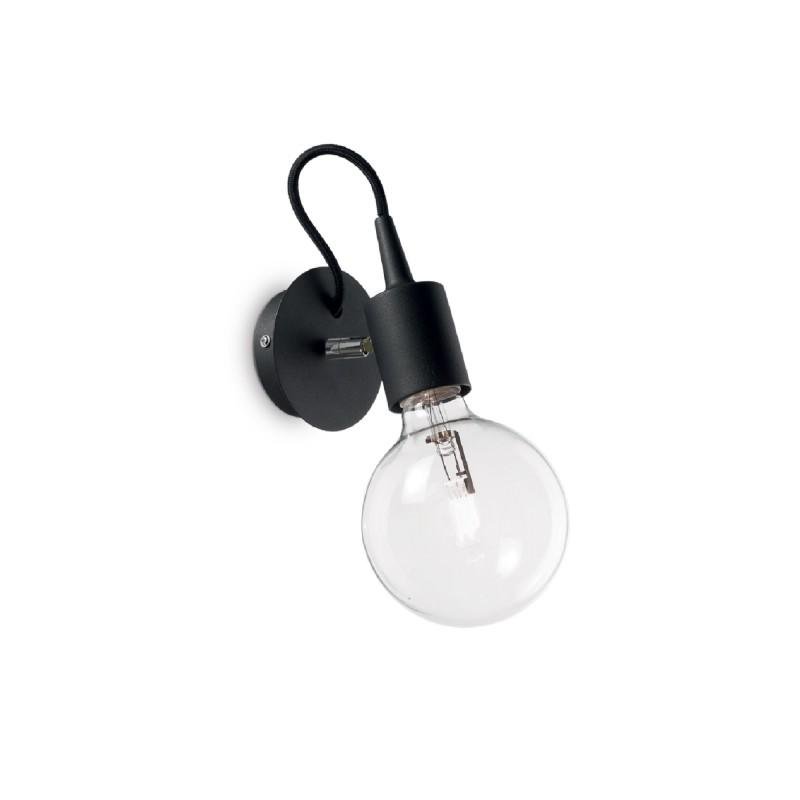 ILUX 148908 Nástěnné svítidlo Ideal Lux Edison AP1 nero 148908 černé - IDEALLUX