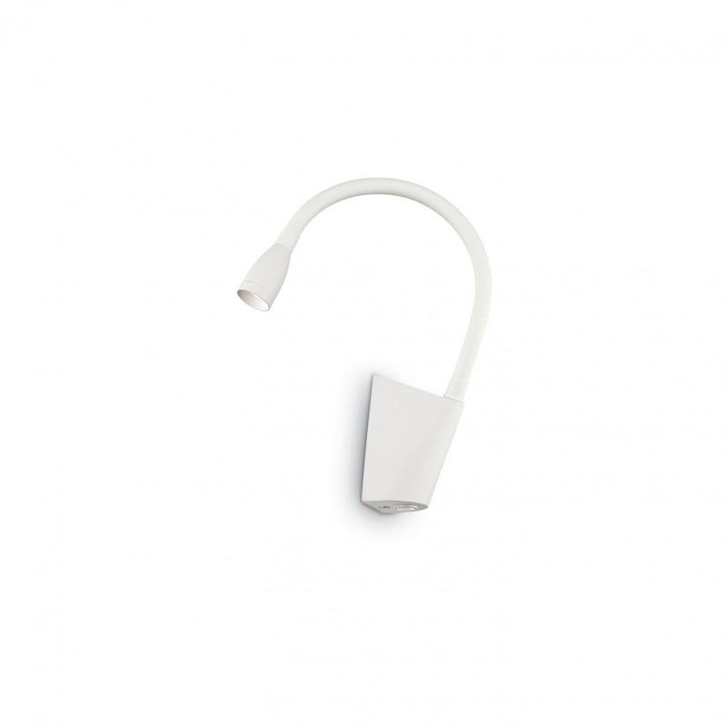 ILUX 142708 LED Nástěnná lampička Ideal Lux Goose AP1 bianco 142708 bílá - IDEALLUX