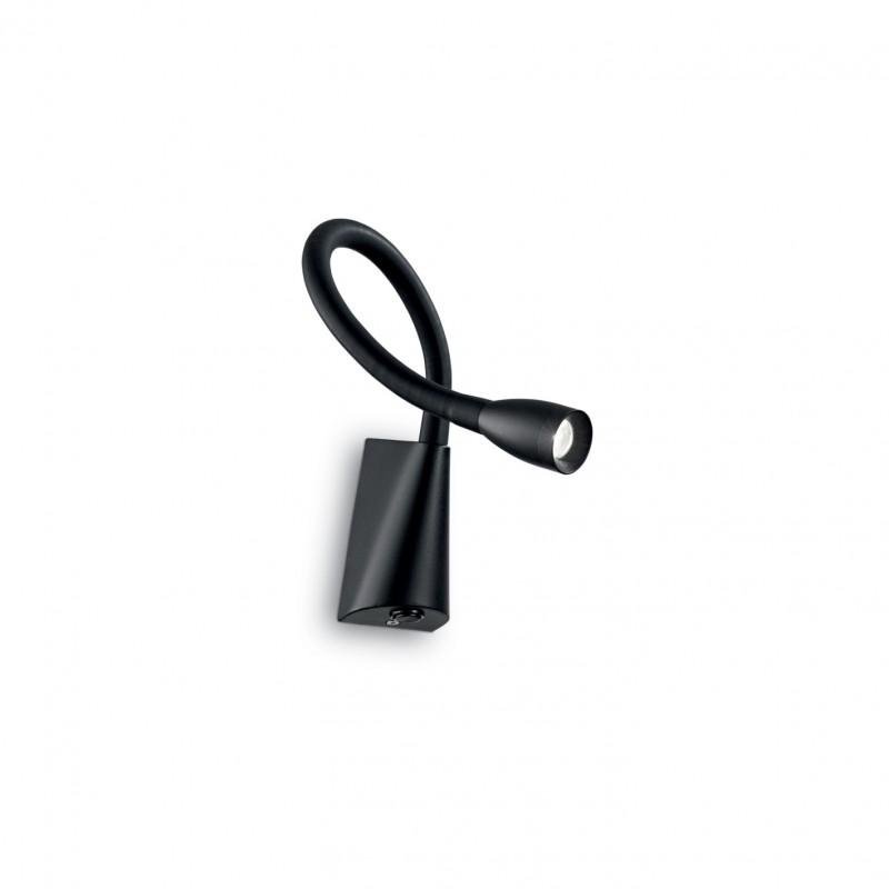 ILUX 142692 LED Nástěnná lampička Ideal Lux Goose AP1 nero 142692 černá - IDEALLUX