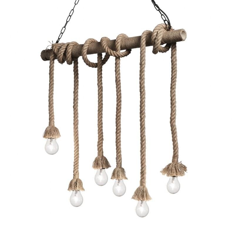 ILUX 134826 Závěsný lustr Ideal Lux Canapa SP6 134826 80cm   - IDEALLUX