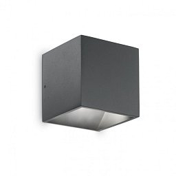 Obrázek pro produkt LED Venkovní nástěnné svítidlo Ideal Lux Rubik AP1 antracite 149738 antracitové 4000K - IDEALLUX