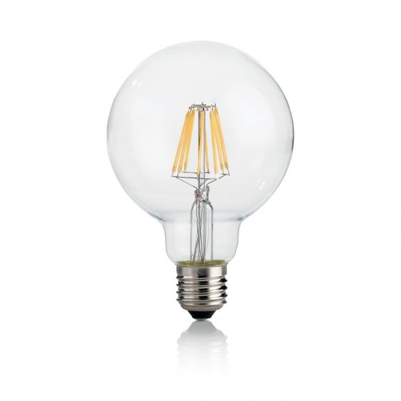 Ideal Lux LED Žárovka Ideal Lux Classic E27 8W 153971 4000K globo Čirá