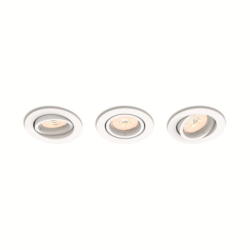 PH 50183/31/PN Zapuštěné bodové podhledové svítidlo Philips Enneper set 3ks 50183/31/PN bílé - PHILIPS (915005418731)