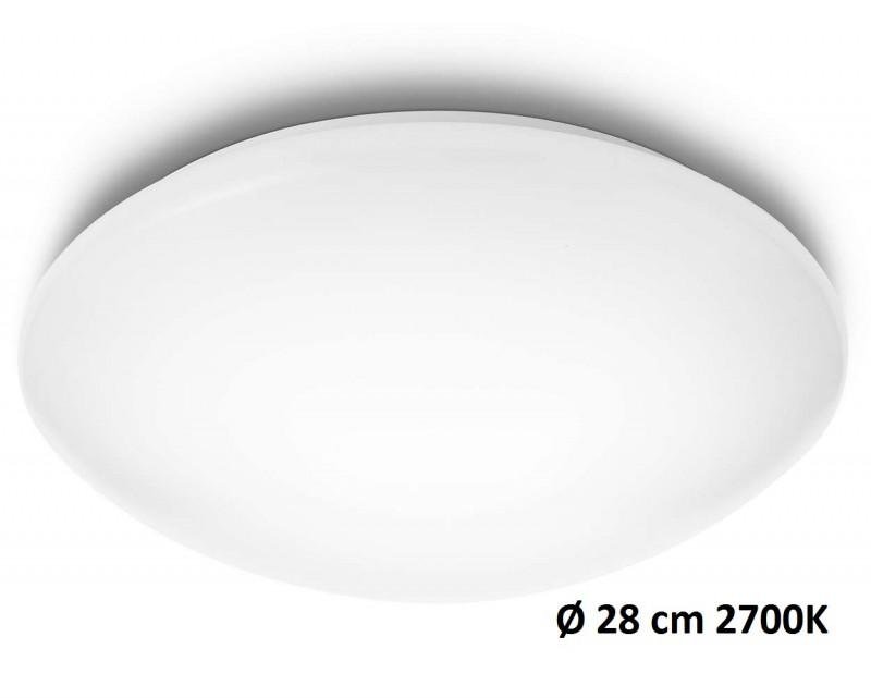 PH 31801/31/EO LED Stropní svítidlo Philips Suede 31801/31/EO bílé 2700K 28cm - PHILIPS (915005503501)