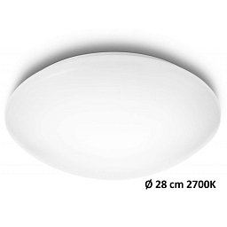 Obrázek pro produkt LED Stropní svítidlo Philips Suede 31801/31/EO bílé 2700K 28cm - PHILIPS (915005503501)