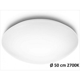 Obrázek pro produkt LED Stropní svítidlo Philips Suede 31803/31/EO bílé 2700K 50cm - PHILIPS (915005503901)