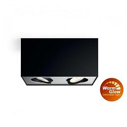 Obrázek pro produkt LED Bodové svítidlo Philips Box 50492/30/P0 černé 2x4,5W - PHILIPS (915005528201)