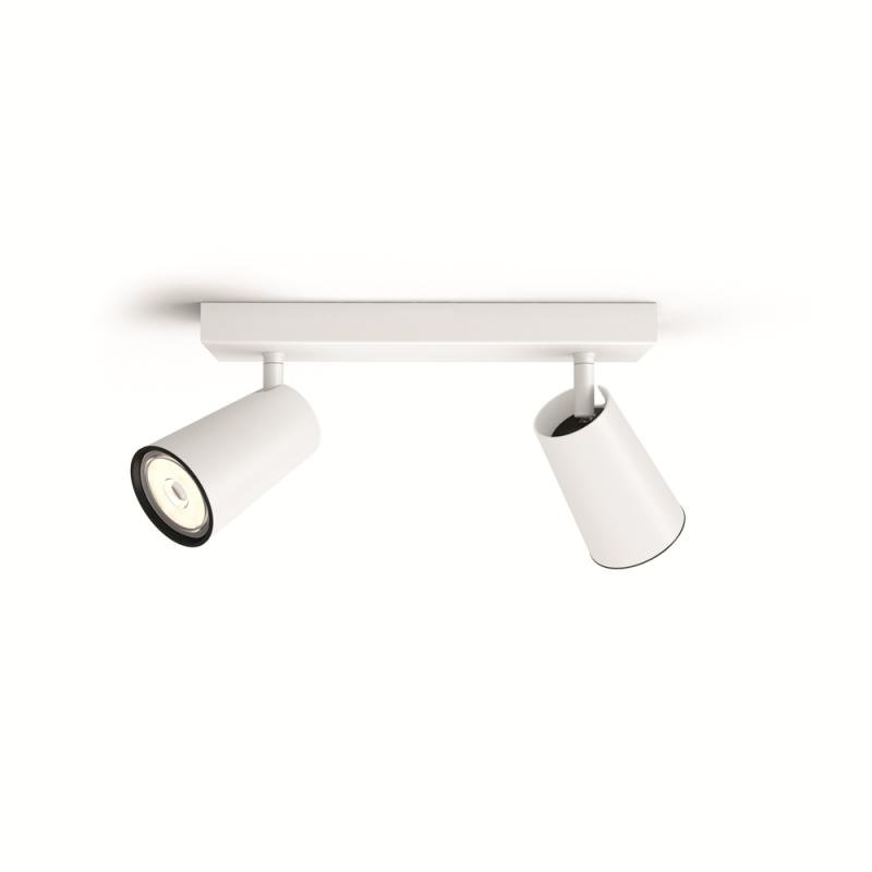 PH 50572/31/PN Bodové svítidlo Philips Paisley 50572/31/PN bílé 2x max.10W - PHILIPS (915005529501)