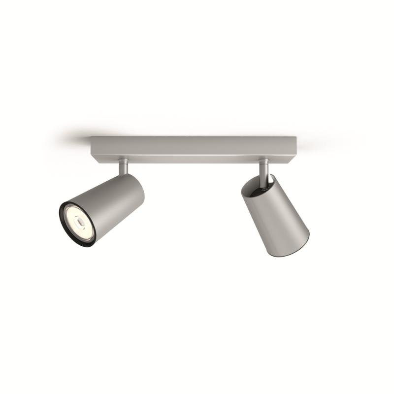 PH 50572/48/PN Bodové svítidlo Philips Paisley 50572/48/PN šedé 2x max.10W - PHILIPS (915005529401)