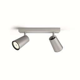 Obrázek pro produkt Bodové svítidlo Philips Paisley 50572/48/PN šedé 2x max.10W - PHILIPS (915005529401)