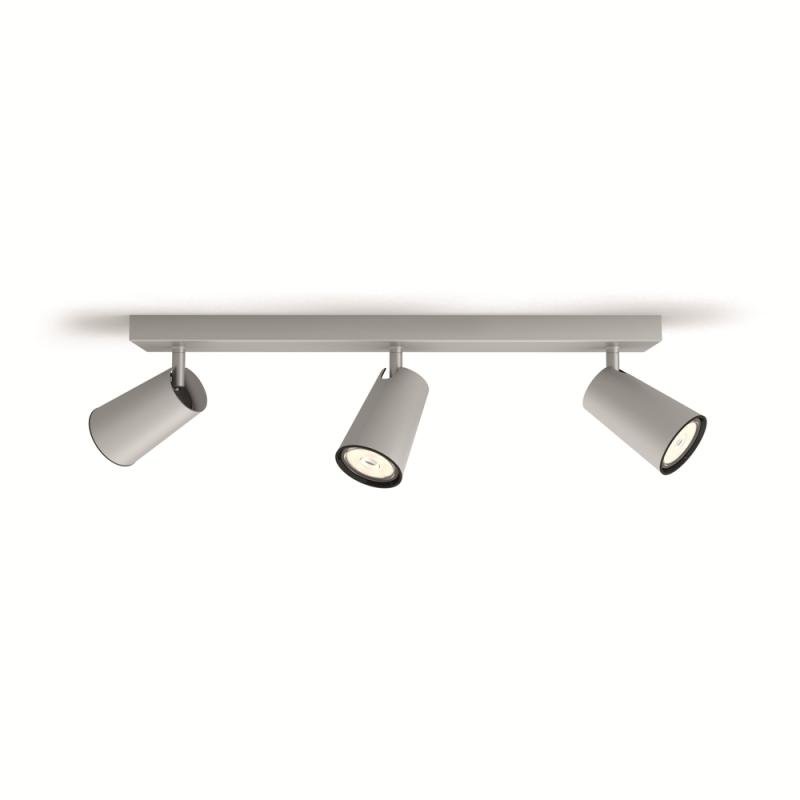PH 50573/48/PN Bodové svítidlo Philips Paisley 50573/48/PN šedé 3x max.10W - PHILIPS (915005529801)