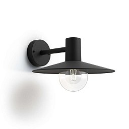 Obrázek pro produkt Venkovní nástěnné svítidlo Philips Skua 17382/30/PN černé - PHILIPS (915005553401)
