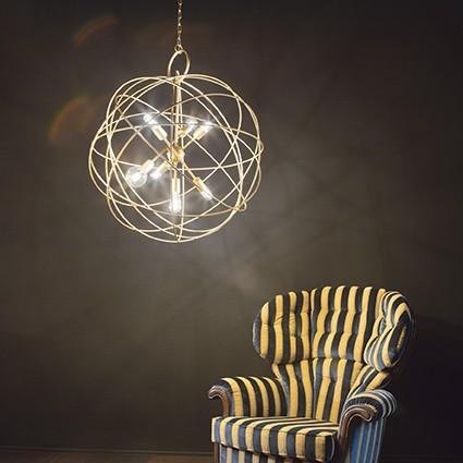 ILUX 156033 Závěsné svítidlo Ideal Lux Konse SP7 oro 156033 zlaté 80cm - IDEALLUX (obrázek 3)