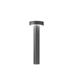 Obrázek pro produkt Venkovní sloupkové svítidlo Ideal Lux Tesla PT4 Small antracite 153193 šedé 60cm IP44 - IDEALLUX