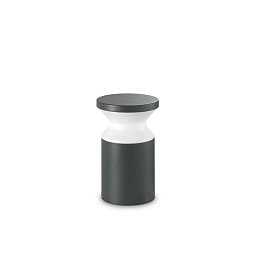 Obrázek pro produkt Venkovní sloupkové svítidlo Ideal Lux Torre PT1 Small antracite 158891 šedé 22cm IP44 - IDEALLUX