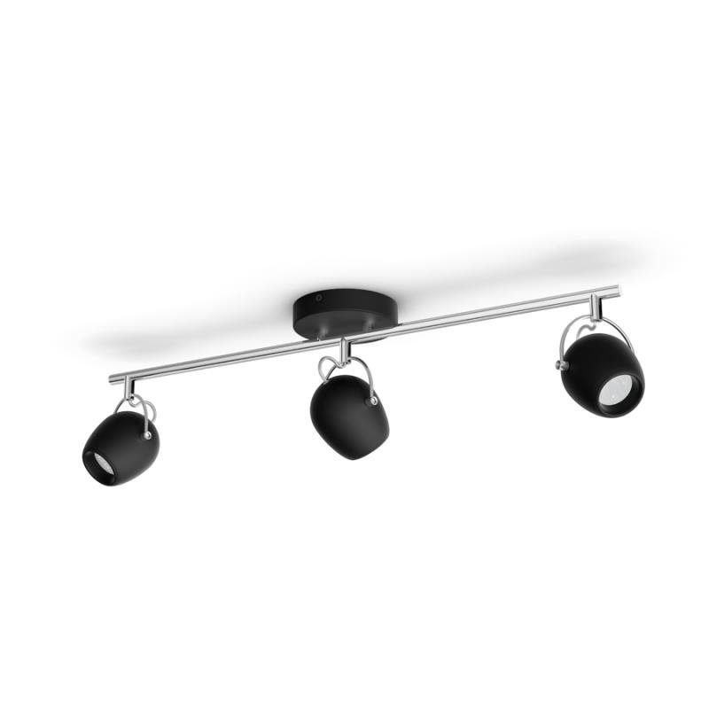 PH 50613/30/P0 LED Bodové svítidlo Philips Rivano 50613/30/P0 3x4,3W černé 2700K - PHILIPS (915005695601)
