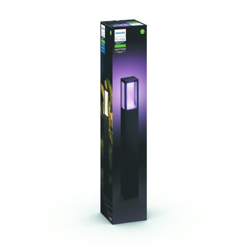 PH 17432/30/P7 Hue LED White and Color Ambiance Venkovní sloupkové svítidlo Philips Impress 17432/30/P7 černé 77cm 2200K-6500K RGB - PHILIPS HUE (915005731101) (obrázek 5)