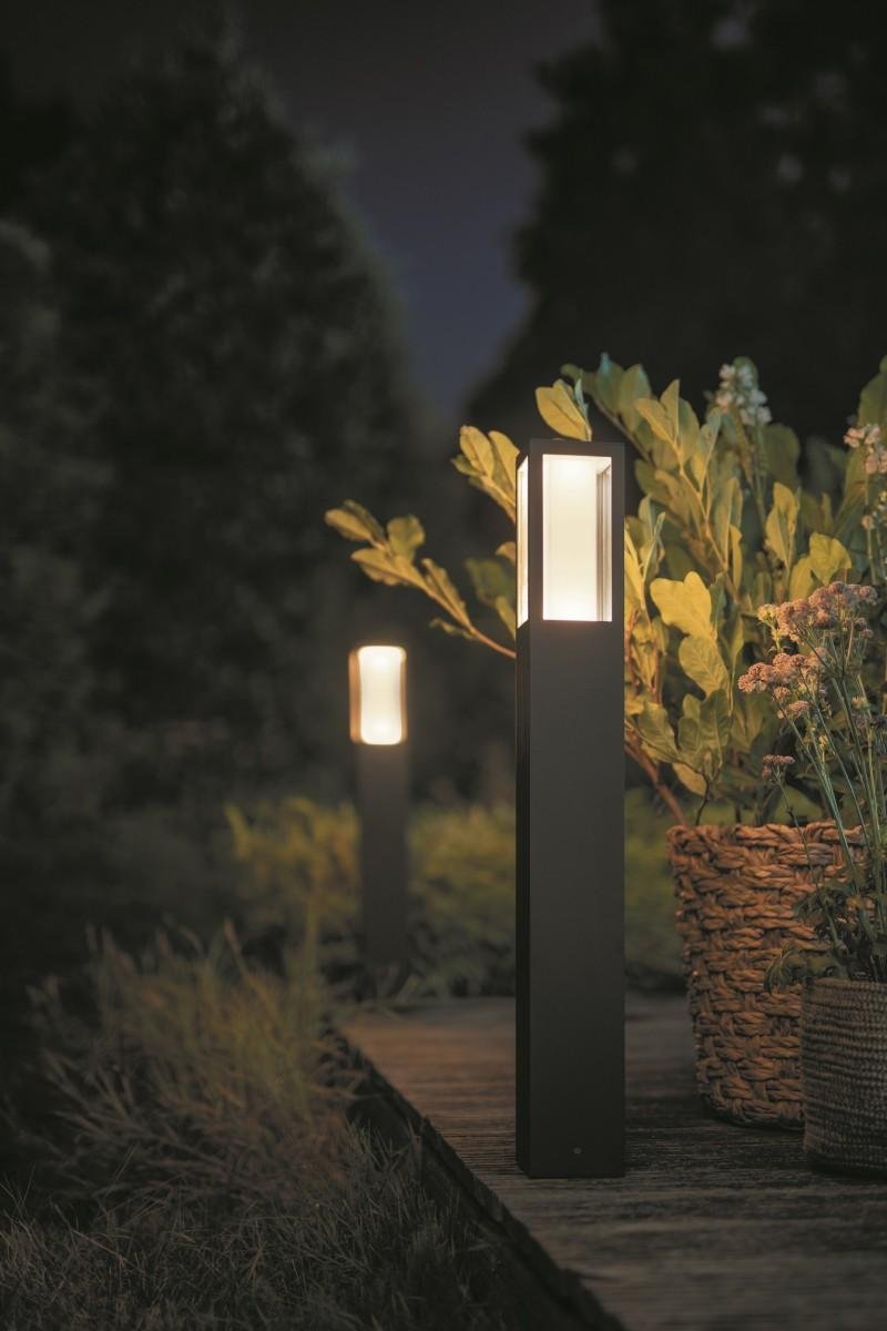 PH 17432/30/P7 Hue LED White and Color Ambiance Venkovní sloupkové svítidlo Philips Impress 17432/30/P7 černé 77cm 2200K-6500K RGB - PHILIPS HUE (915005731101) (obrázek 7)