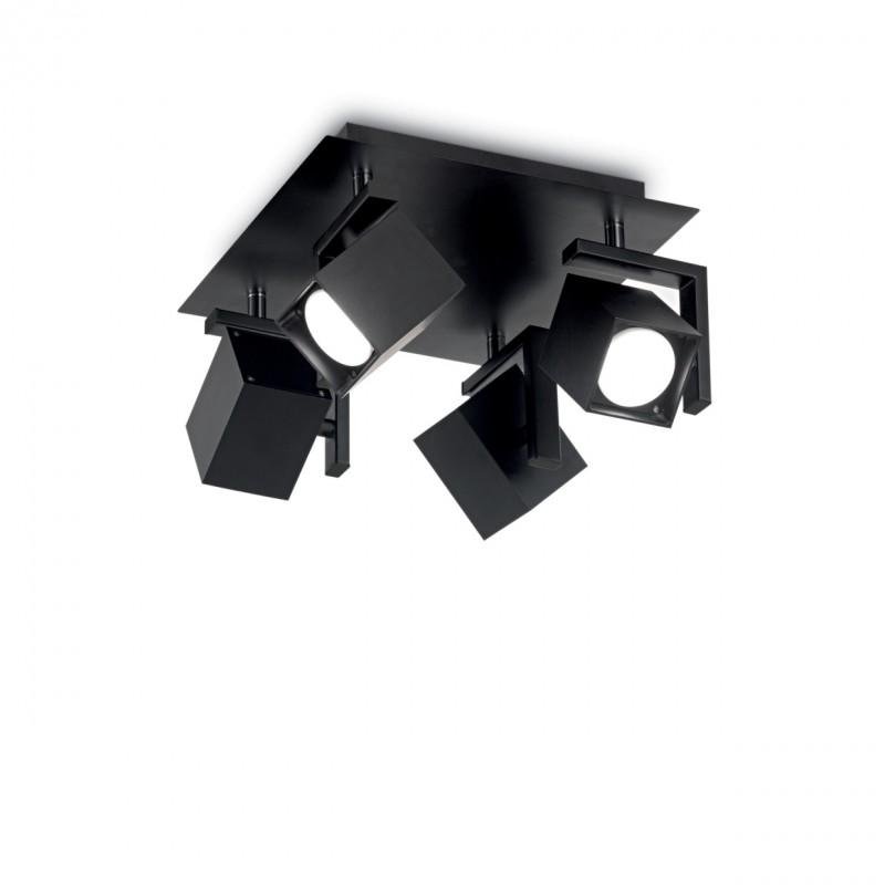 ILUX 156712 Bodové stropní svítidlo Ideal Lux Mouse PL4 nero 156712 4x50W černé - IDEALLUX