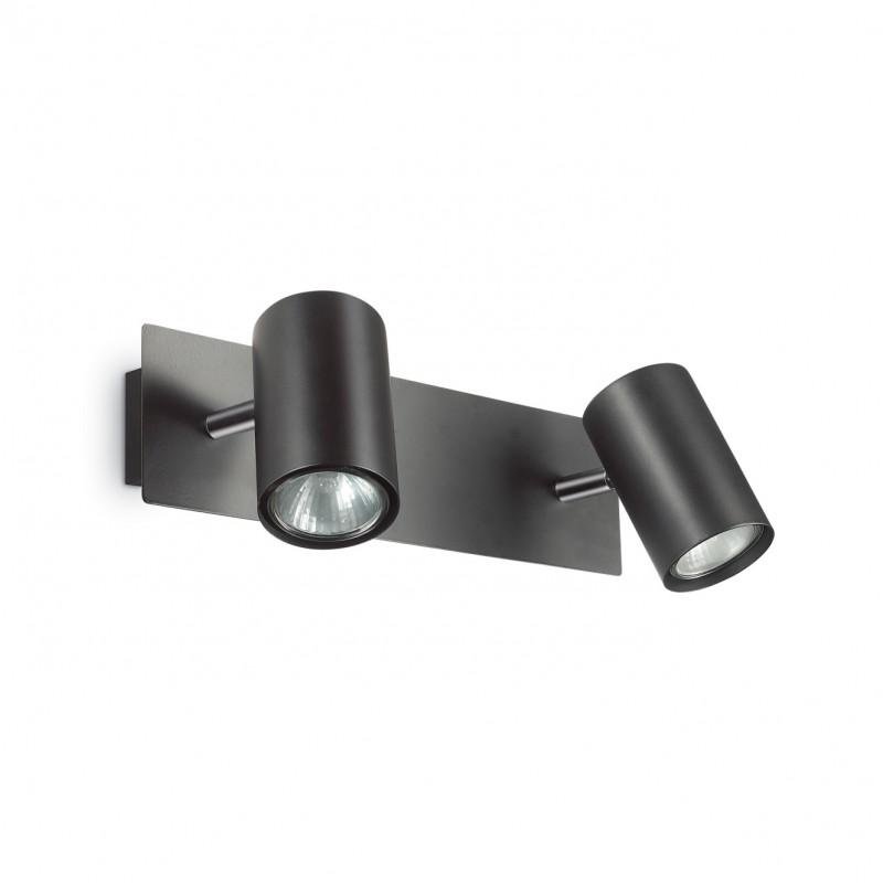 ILUX 156743 Bodové svítidlo Ideal Lux Spot AP2 nero 156743 2x50W černé - IDEALLUX