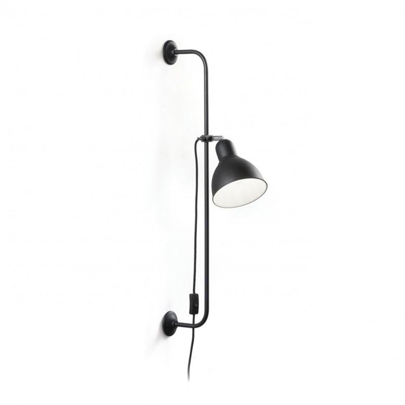 ILUX 179643 Nástěnná lampa Ideal Lux Shower AP1 nero 179643 černá - IDEALLUX