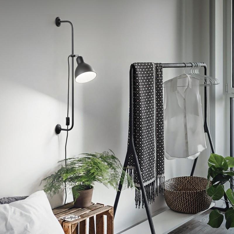 ILUX 179643 Nástěnná lampa Ideal Lux Shower AP1 nero 179643 černá - IDEALLUX (obrázek 3)