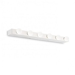 Obrázek pro produkt Nástěnné svítidlo Ideal Lux Prive' AP6 bianco 159423 bílé 60,5cm - IDEALLUX