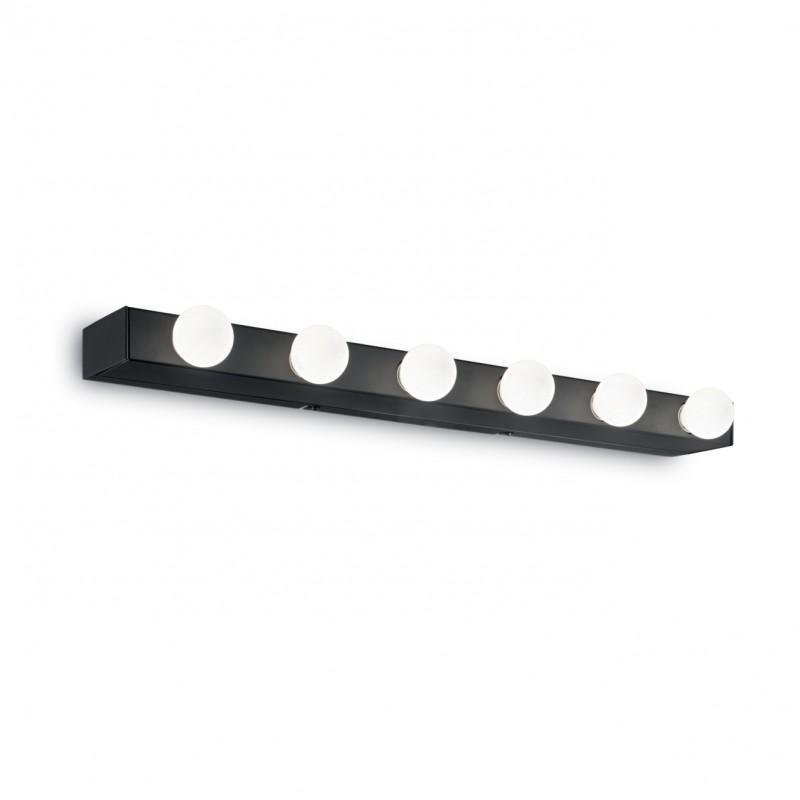 ILUX 159508 Nástěnné svítidlo Ideal Lux Prive' AP6 nero 159508 černé 60,5cm - IDEALLUX