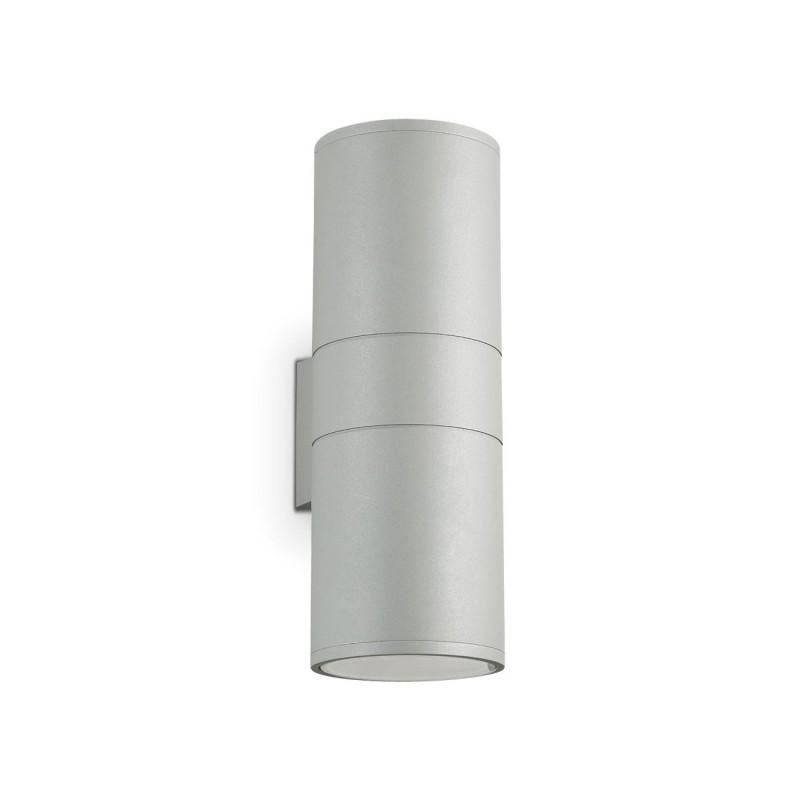 ILUX 163604 Venkovní nástěnné svítidlo Ideal Lux Gun AP2 big grigio 163604 šedé 31cm IP54 - IDEALLUX