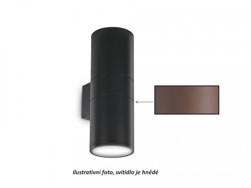ILUX 163611 Venkovní nástěnné svítidlo Ideal Lux Gun AP2 big coffee 163611 hnědé 31cm IP54 - IDEALLUX