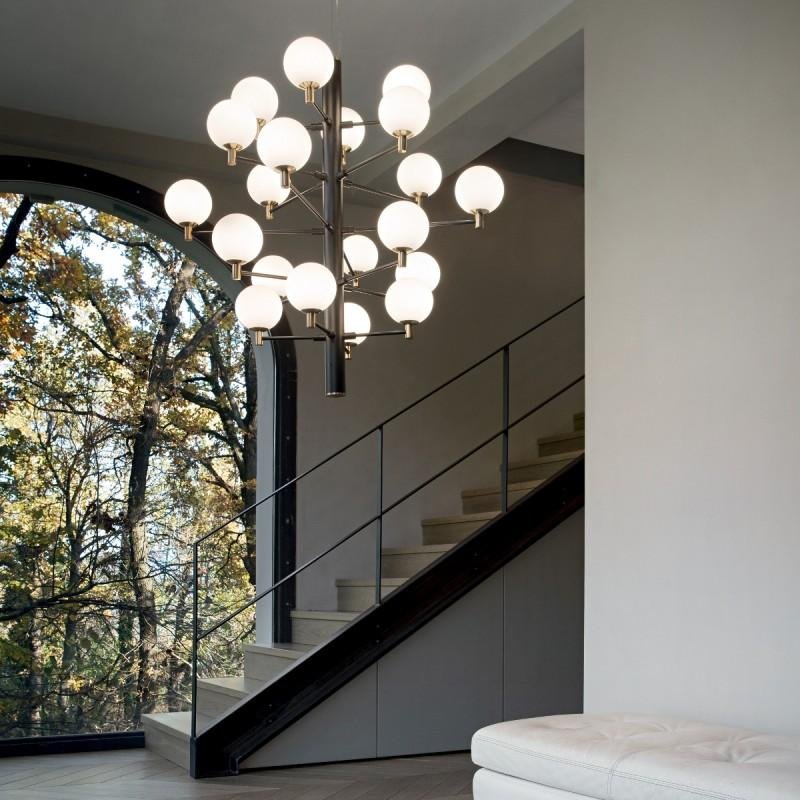 ILUX 197333 Závěsné svítidlo Ideal Lux Copernico SP20 nero 197333 černé 86cm - IDEALLUX (obrázek 3)