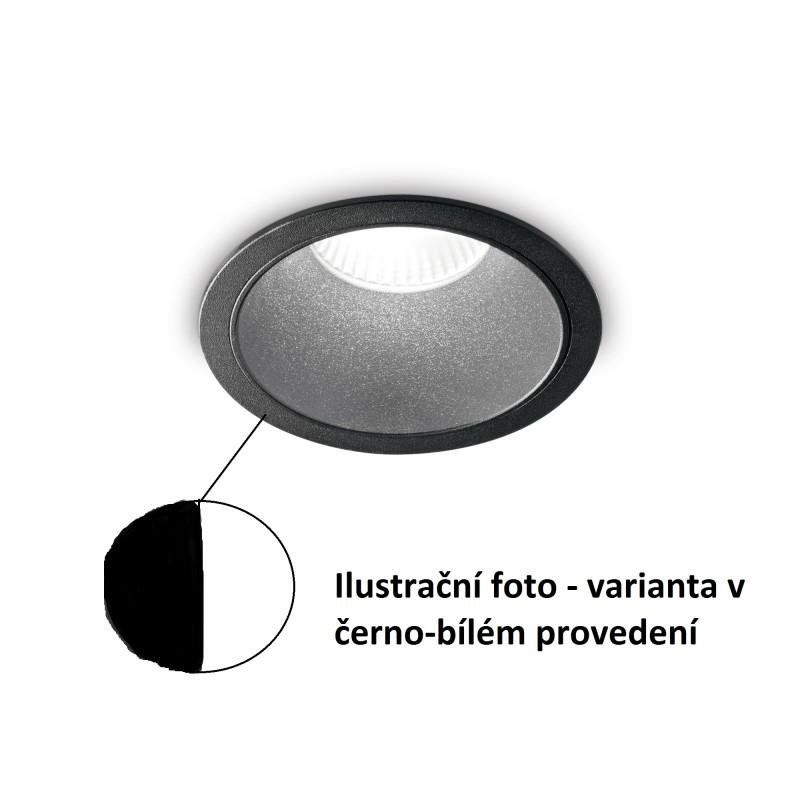 ILUX 192338 LED Zápustné bodové svítidlo Ideal Lux Game Round Black White 192338 11W 850lm 3000K IP20 kulaté černé - IDEALLUX