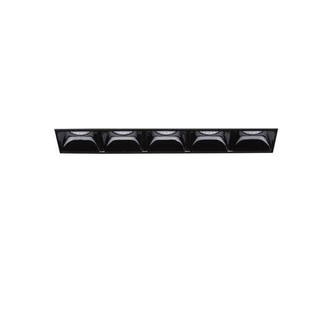 ILUX 206226 LED Zápustné bodové svítidlo Ideal Lux Lika FI5 Trimless 206226 10W 1100lm 3000K IP20 černé bez rámečku - IDEALLUX