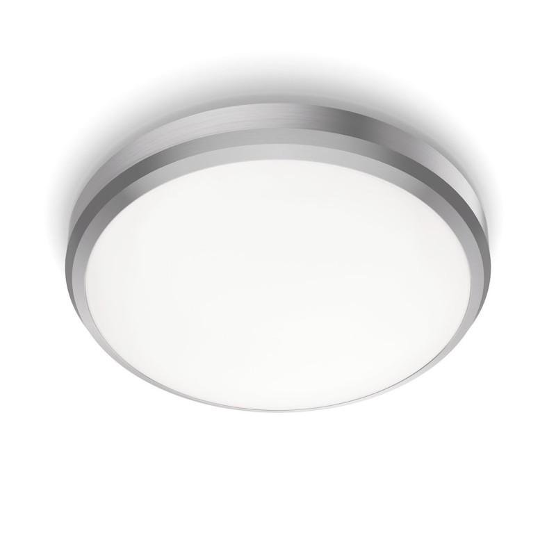 Levně PH 8718699758844 LED Koupelnové stropní přisazené svítidlo Philips DORIS CL257 8718699758844 6W 640lm 4000K IP44 22cm niklové - PHILIPS (929002367601)