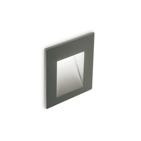 ILUX 269009 LED Nástěnné zápustné svítidlo Ideal Lux BIT ANTRACITE 3000K 269009 3W 215lm 3000K IP65 6,5cm antracitové - IDEALLUX