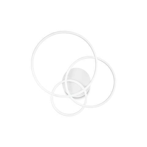 ILUX 255019 LED Stropní a nástěnné svítidlo Ideal Lux FRAME PL CERCHIO BIANCO 255019 40W 2800lm 3000K IP20 56cm bílé - IDEALLUX