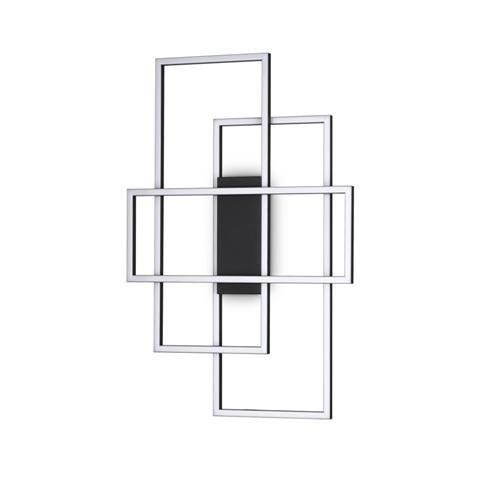 ILUX 270661 LED Stropní a nástěnné svítidlo Ideal Lux FRAME PL RETTANGOLO NERO 270661 31W 2700lm 3000K IP20 41cm černé - IDEALLUX