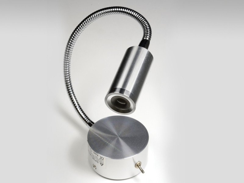 BPM 8105.01.WS.SA-SA.OP.ST.9.30 Nástěnné svítidlo Okuma LED, husí krk, leštěný hliník, 3W, 3000K, 120lm (starý kód: 8105.01) - BPM
