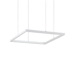 Obrázek pro produkt LED Závěsné svítidlo Ideal Lux ORACLE SLIM D50 SQUARE BK 3000K 259154 33W 2650lm 3000K IP20 50cm hranaté bílé - IDEALLUX
