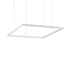 Obrázek pro produkt LED Závěsné svítidlo Ideal Lux ORACLE SLIM D70 SQUARE WH 3000K 259178 41W 3300lm 3000K IP20 70cm hranaté bílé - IDEALLUX