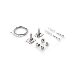 Obrázek pro produkt Ocelová sada pro zavěšení Ideal Lux STEEL KIT SINGLE STEEL CABLE 2MT 271750 ke svítidlům STEEL, lanko s délkou 2 m - IDEALLUX
