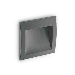 Obrázek pro produkt LED Venkovní zápustné svítidlo do zdi Ideal Lux WIRE AP BIG ANTRACITE 255514 4W 200lm 3000K IP65 14cm antracitové - IDEALLUX