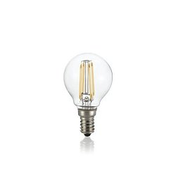 Obrázek pro produkt LED Filamentová žárovka Ideal Lux Sfera Trasparente 271620 E14 4W 430lm 3000K CRI90 čirá nestmívatelná - IDEALLUX