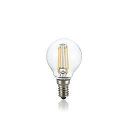 Obrázek pro produkt LED Filamentová žárovka Ideal Lux Sfera Trasparente 271620 E14 4W 430lm 3000K CRI90 čirá nestmívatelná - IDEALLUX