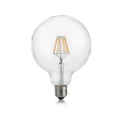Obrázek pro produkt LED Filamentová žárovka Ideal Lux GLOBO D125 Trasparente 271590 E27 8W 860lm 3000K CRI90 čirá nestmívatelná - IDEALLUX
